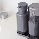Porta Sabonete Liquido Dual Chumbo 500ml - Ela Decora